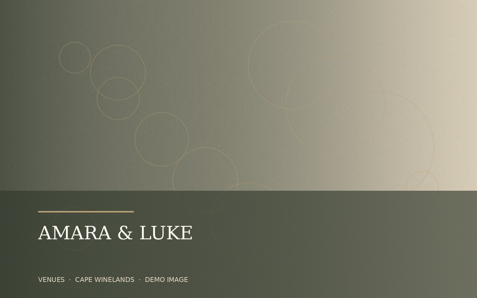 Amara & Luke at Olive & Oak Estate