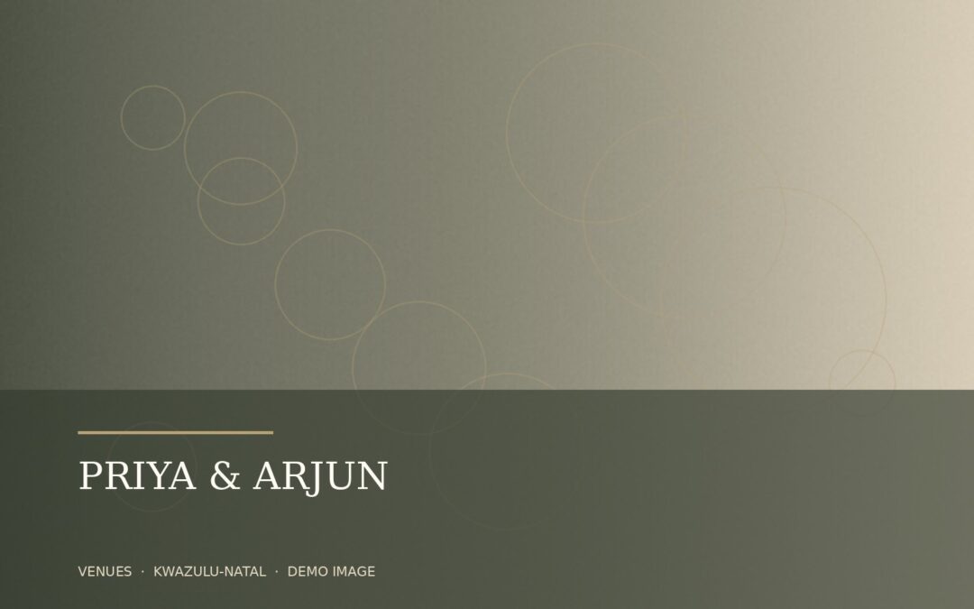 Priya & Arjun at Umhlanga Palm House