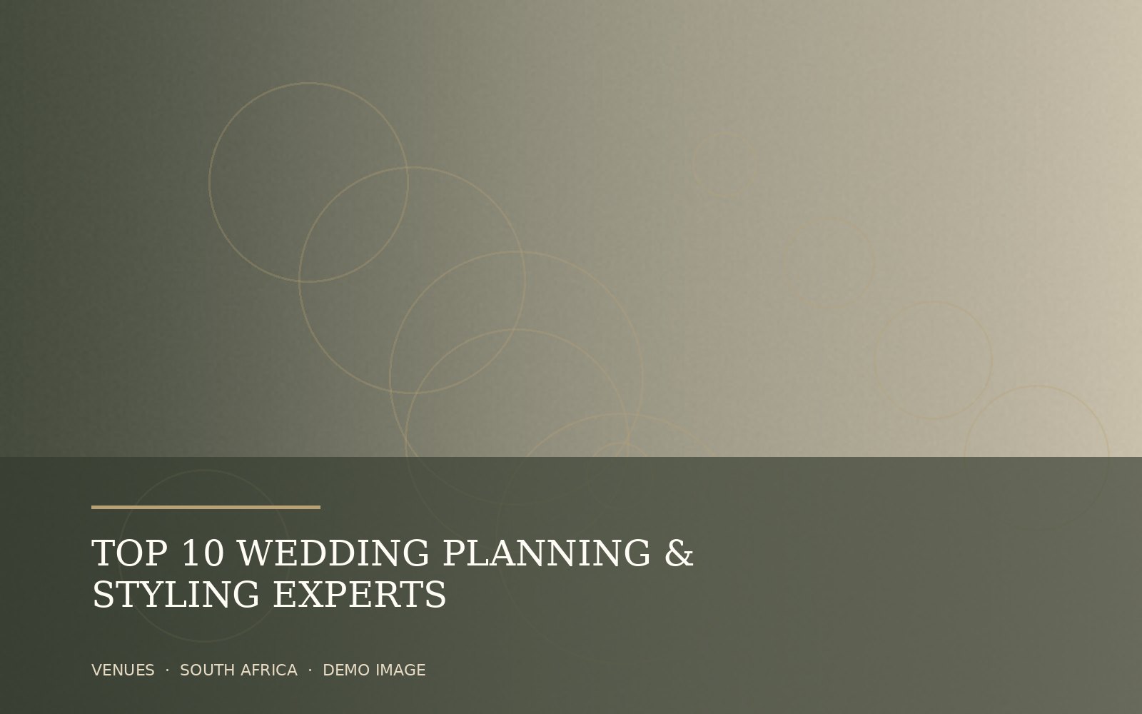 Top 10 Wedding Planning & Styling Experts